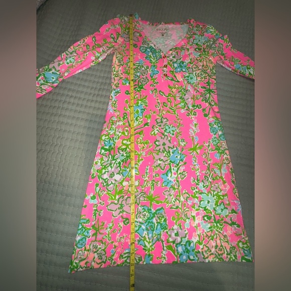 Lilly Pulitzer Palmetto Dress Small Flamingo Pink Southern Charm size XS EUC - Picture 7 of 11